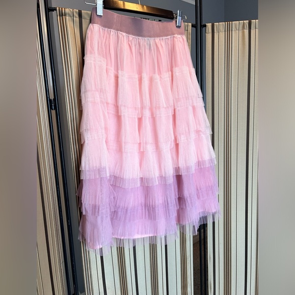 Ombré purple tulle skirt - Picture 3 of 11